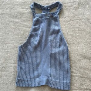 Intimately Free People Blue Halter Top size Medium / Large